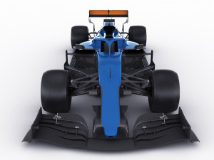 generic f1 racing car Model 3D