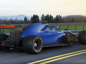 generic f1 racing car 3D Model