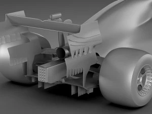 generic f1 racing car 3D Model