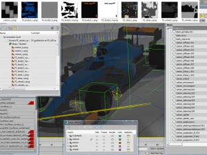generic f1 racing car 3D Model