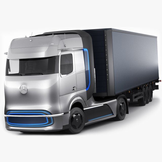 mercedes-benz genh2 truck 3D-Modell .c4d .max .obj .3ds .fbx .stl .blend 
