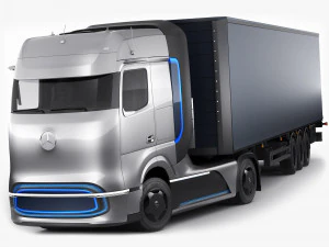 camion mercedes-benz genh2 Modello 3D