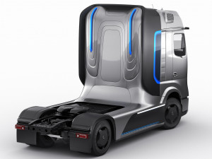 mercedes-benz genh2 truck 3D-Modell