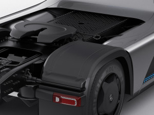 mercedes-benz genh2 truck 3D-Modell