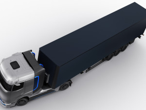 mercedes-benz genh2 truck 3D-Modell