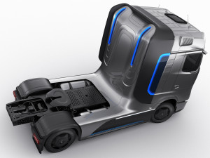 mercedes-benz genh2 truck 3D-Modell