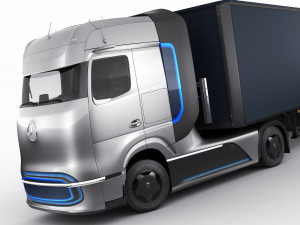 mercedes-benz genh2 truck 3D-Modell