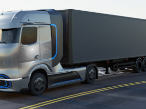 mercedes-benz genh2 truck 3D-Modell