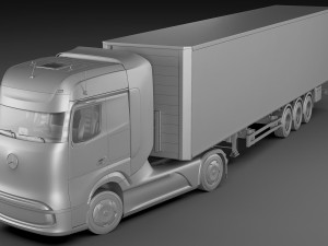mercedes-benz genh2 truck 3D-Modell