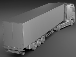 mercedes-benz genh2 truck 3D-Modell