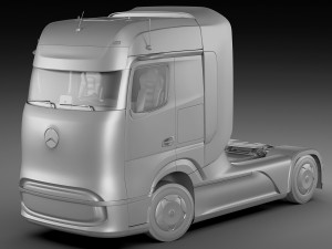 mercedes-benz genh2 truck 3D-Modell