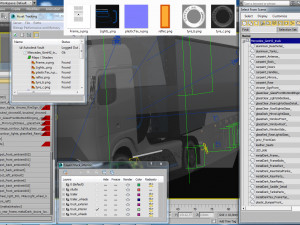 mercedes-benz genh2 truck 3D-Modell