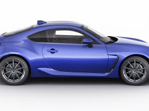 subaru brz 2021 with interior Modelo 3D