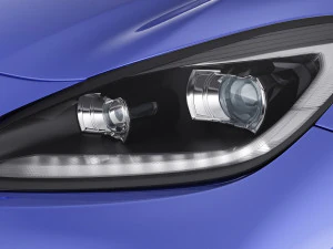 subaru brz 2021 with interior 3D Model