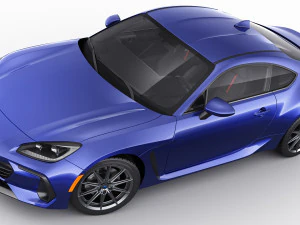subaru brz 2021 with interior 3D Model