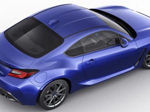subaru brz 2021 with interior 3D Model