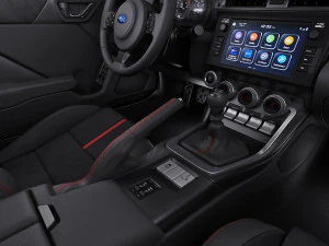 subaru brz 2021 with interior 3D Model