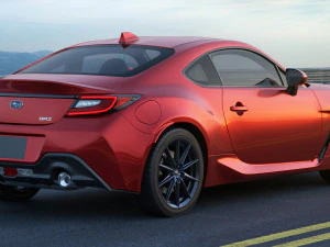 subaru brz 2021 with interior 3D Model