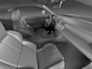 subaru brz 2021 with interior 3D Model