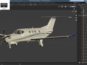Beechcraft Denali 3D Модель