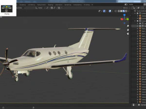 Beechcraft Denali 3D Model