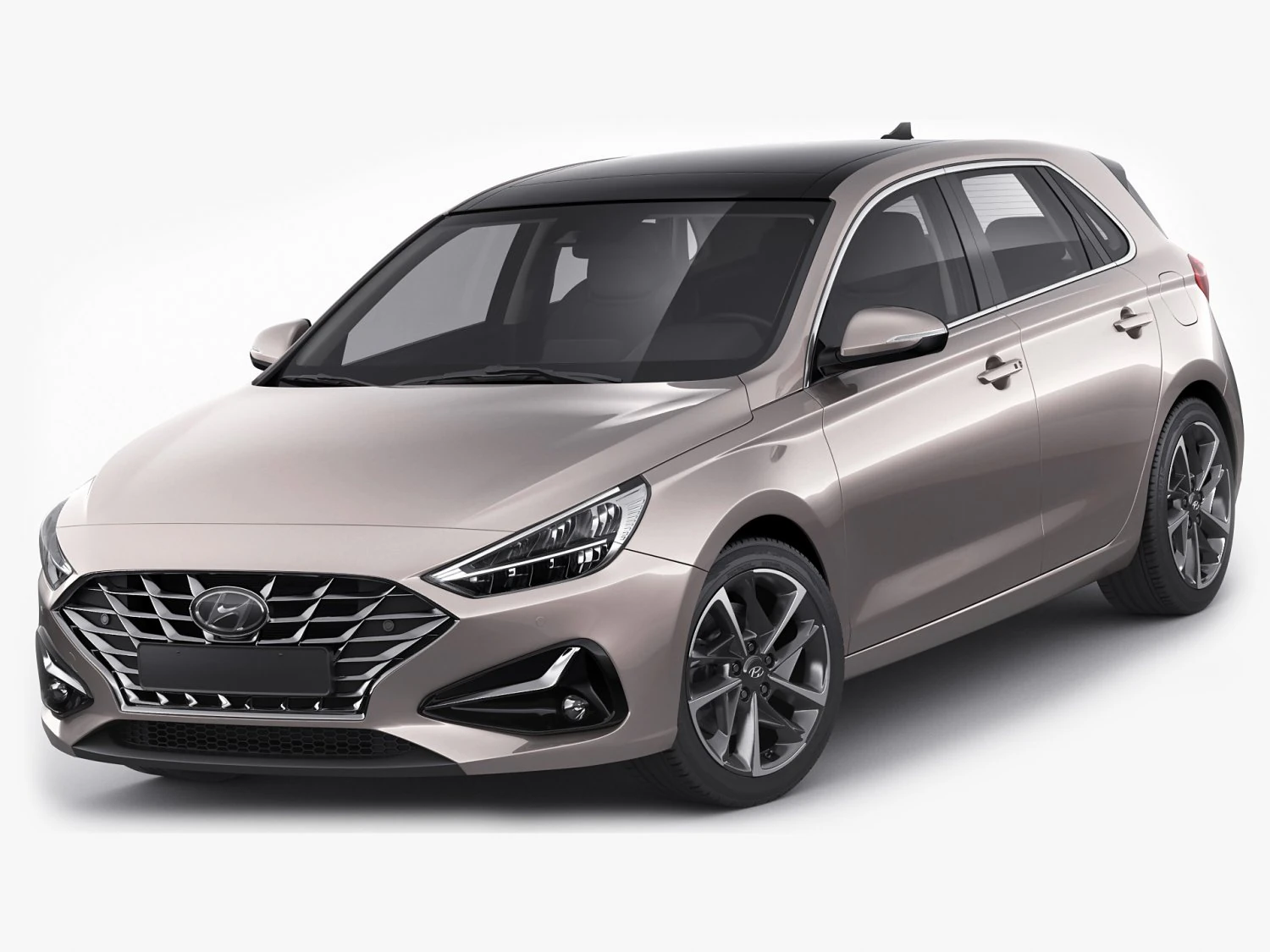 hyundai i30 2020 3D Model .c4d .max .obj .3ds .fbx .stl .blend 
