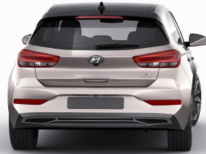hyundai i30 2020 3D Модель