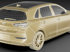 hyundai i30 2020 3D Модель