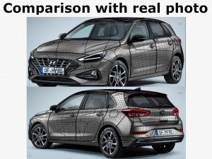 hyundai i30 2020 3D Модель