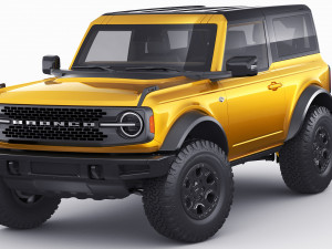 modern retro suv 2021 2-door 4-door 3D Model