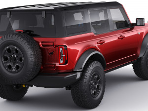modern retro suv 2021 2-door 4-door 3D Model