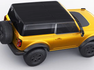 suv retr&ocirc; moderno 2021 2 portas 4 portas Modelo 3D