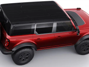 suv retr&ocirc; moderno 2021 2 portas 4 portas Modelo 3D