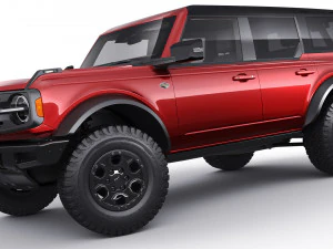 suv retr&ocirc; moderno 2021 2 portas 4 portas Modelo 3D