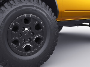 modern retro suv 2021 2-door 4-door 3D Model