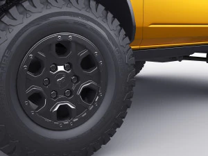 suv retr&ocirc; moderno 2021 2 portas 4 portas Modelo 3D