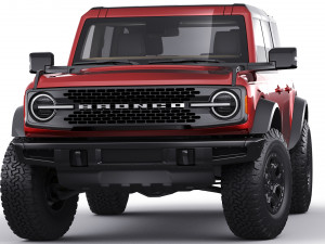 modern retro suv 2021 2-door 4-door 3D Model