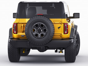 modern retro suv 2021 2-door 4-door 3D Model