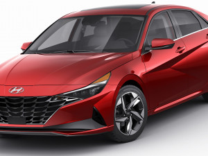hyundai elantra 2021 3D Model