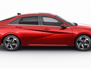 hyundai elantra 2021 3D 模型