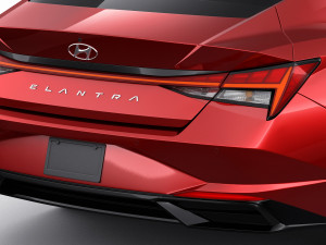 hyundai elantra 2021 3D 模型