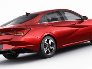 hyundai elantra 2021 3D 模型