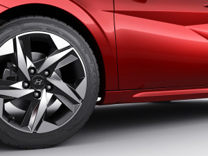 hyundai elantra 2021 3D 模型
