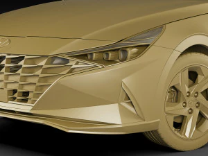 hyundai elantra 2021 3D Model