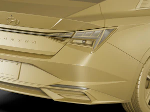 hyundai elantra 2021 3D Model
