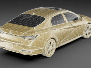 hyundai elantra 2021 3D Model