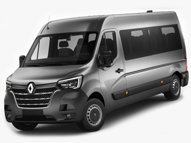 renault master bus l3h2 2019 Model 3D .c4d .max .obj .3ds .fbx .stl .blend 