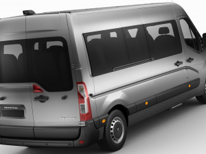 renault master bus l3h2 2019 Model 3D