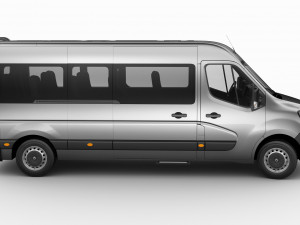 renault master bus l3h2 2019 Model 3D