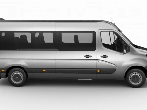 renault master bus l3h2 2019 3D Model